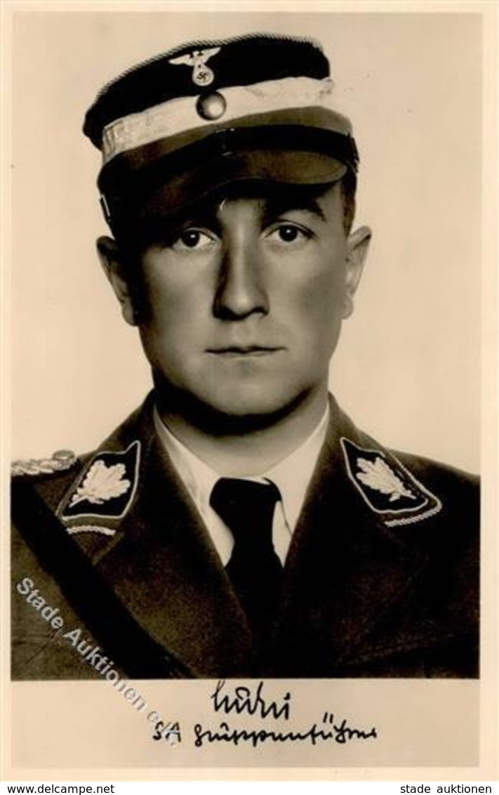 Propaganda WK II NS Kampfspiele SA Gruppenführer Foto AK I-II - Guerre 1939-45