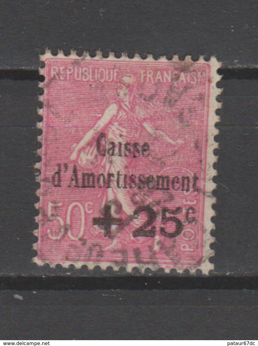 FRANCE / 1929 / Y&T N° 254 : "3ème Caisse D'Amortissement" (Semeuse 50c + 25c) - Oblitéré 1929 05. SUPERBE ! - Used Stamps