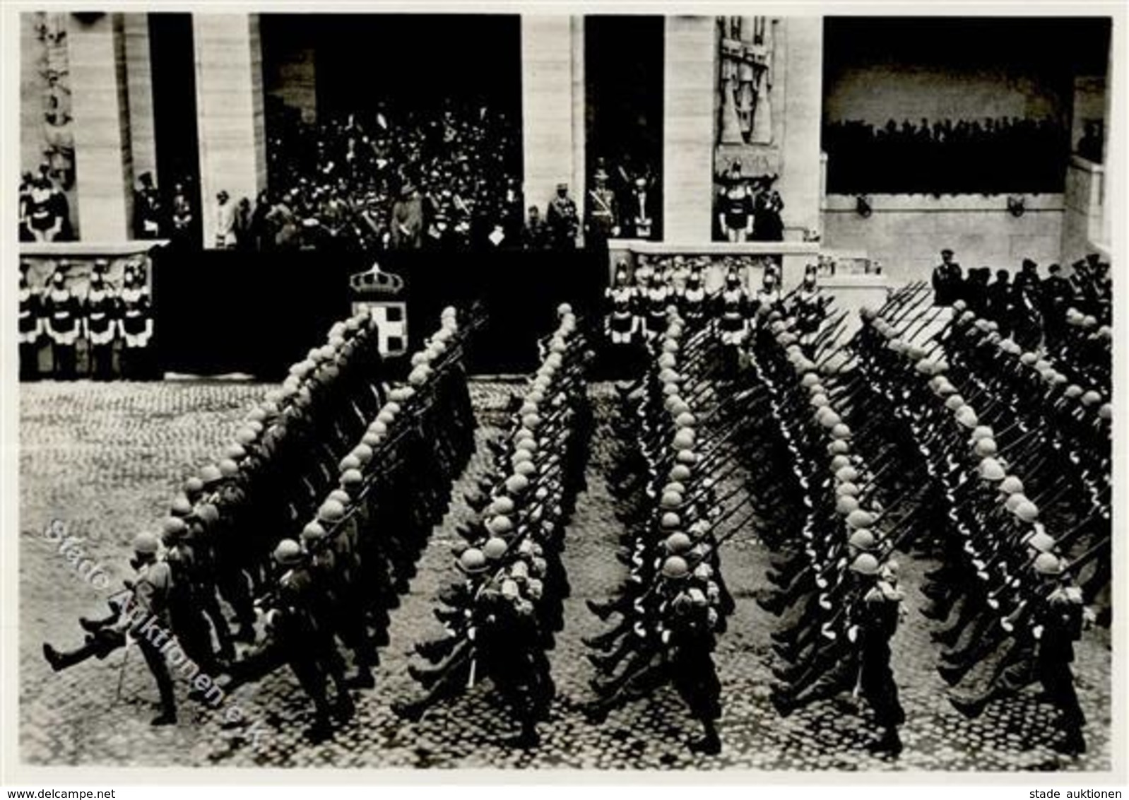 Mussolini Roma (00100) Italien WK II Hitler Foto AK I-II - War 1939-45