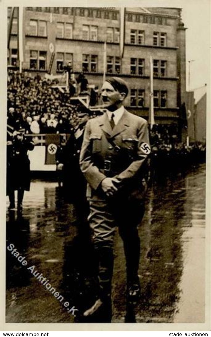 Hitler Saarbrücken (6600) WK II Foto AK I- - Guerre 1939-45
