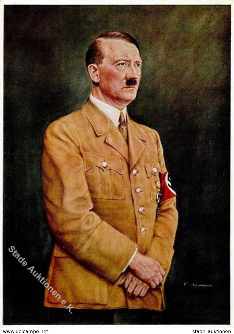 Hitler WK II Künstlerkarte I-II - Weltkrieg 1939-45