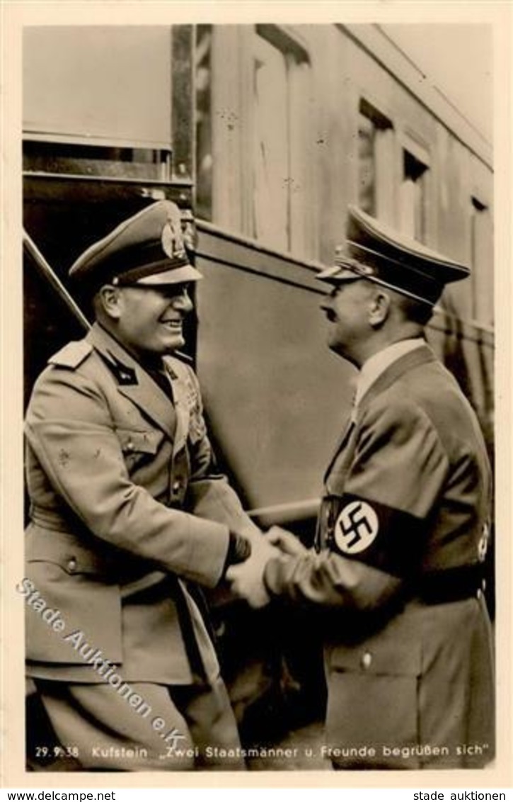 Hitler WK II Mussolini PH 1150  Foto AK I-II - Weltkrieg 1939-45