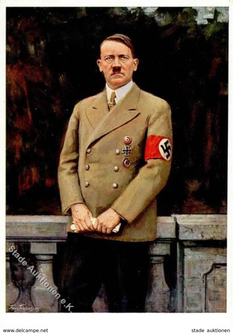 Hitler WK II Sign. Triebsch, F. Künstlerkarte I-II - Weltkrieg 1939-45