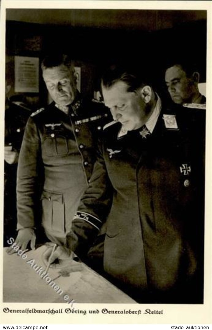 Göring Generalfeldmarschall U. Keitel Generaloberst WK II   Foto AK I-II - Weltkrieg 1939-45