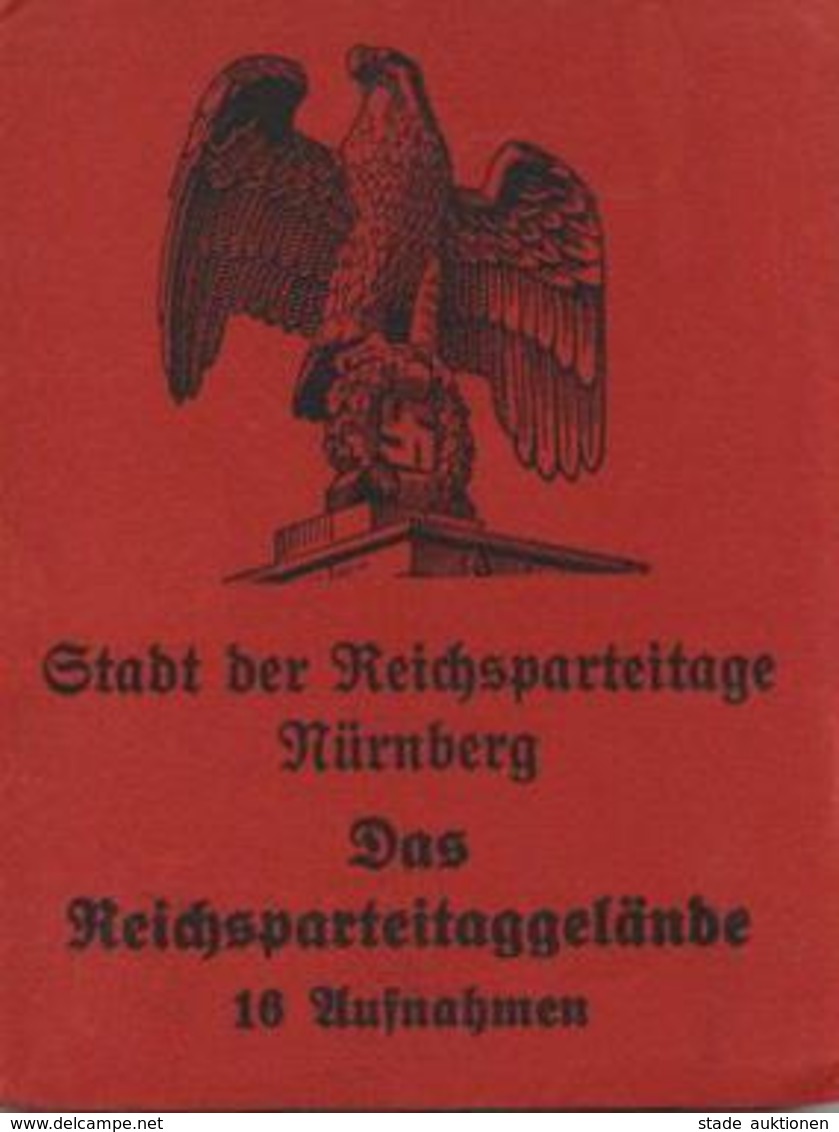 Reichsparteitag Nürnberg (8500) WK II Leporello Mit 16 Aufnahmen I-II - War 1939-45