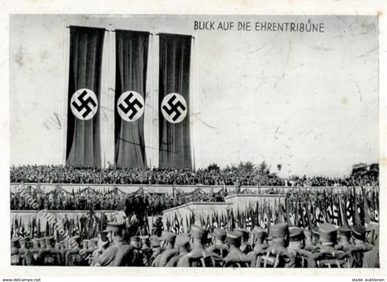 REICHSPARTEITAG NÜRNBERG 1934 WK II - Blick Auf Die Ehrentribühne Mit S-o I-II - Guerre 1939-45