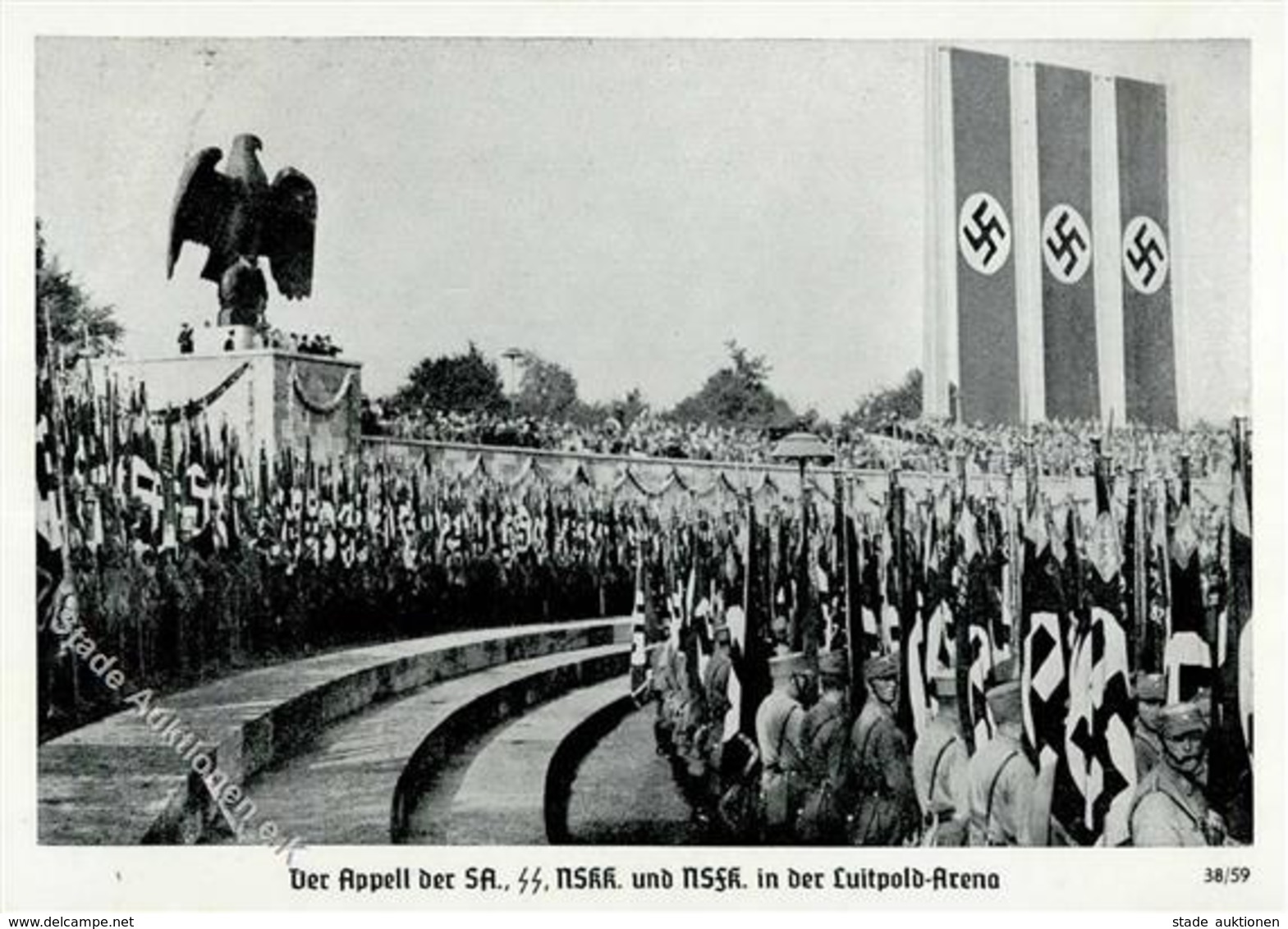 REICHSPARTEITAG NÜRNBERG 1938 WK II - PH 38/59 Appell Der SA - SS - NSKK Und NSFK I - Weltkrieg 1939-45