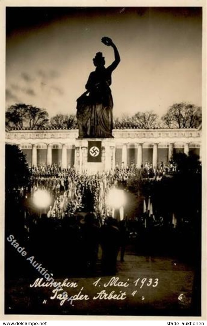 1.MAI WK II - 1.MAI MÜNCHEN 1933 - Foto-Ak Nr. 6 I - Weltkrieg 1939-45