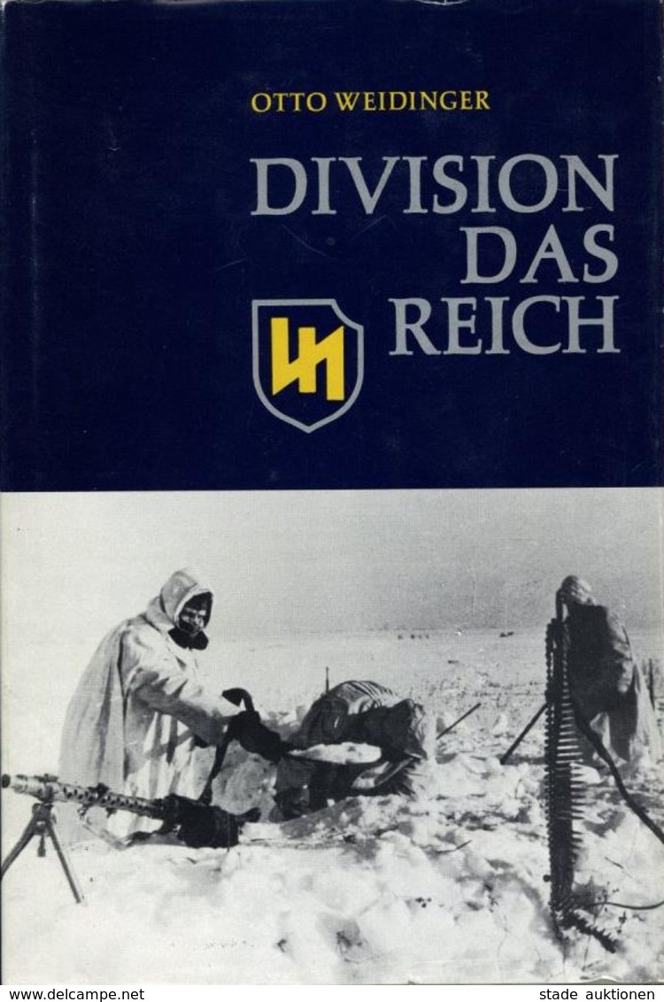 SS Buch WK II Division Das Reich Weidinger, Otto 1977 Verlag Munin 548 Seiten Div. Abbildungen Schutzumschlag I-II - Weltkrieg 1939-45