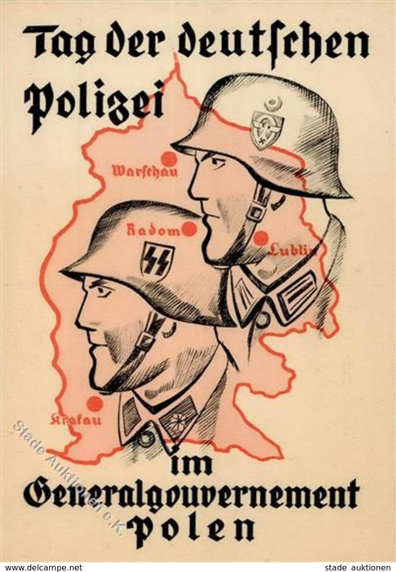 SS WK II - TAG Der DEUTSCHEN POLIZEI Im GENERALGOUVERNEMENT POLEN I - War 1939-45