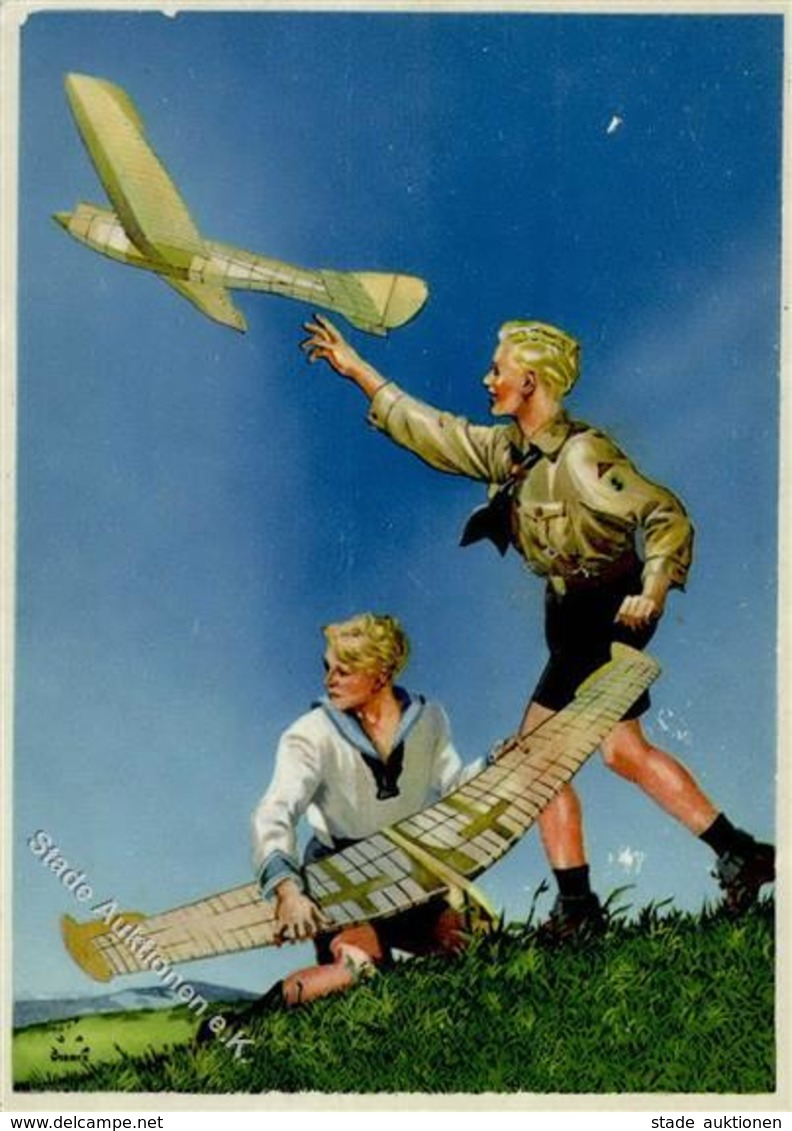 HJ WK II - DEUTSCHER LUFTSPORT VERBAND - Prop-Ak I-II - Guerra 1939-45