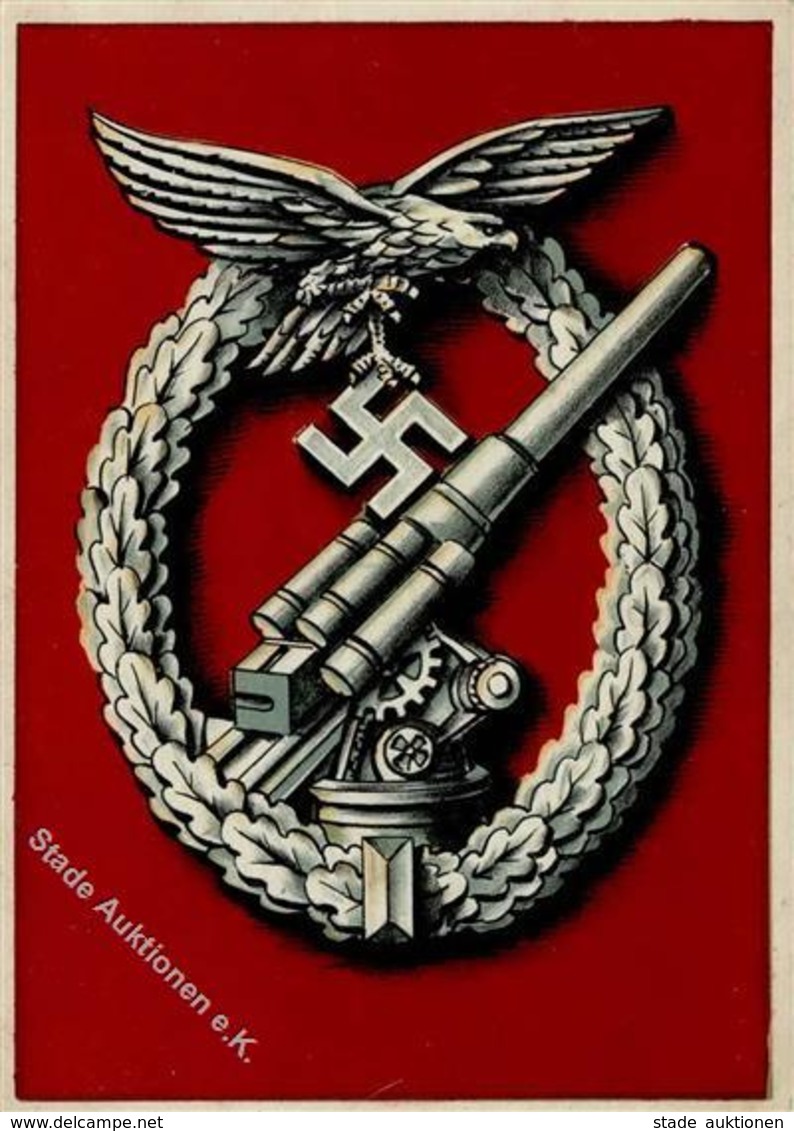 WHW WK II - TAG Der WEHRMACHT 1941 - Kampfabzeichen Der FLAK I-II - War 1939-45