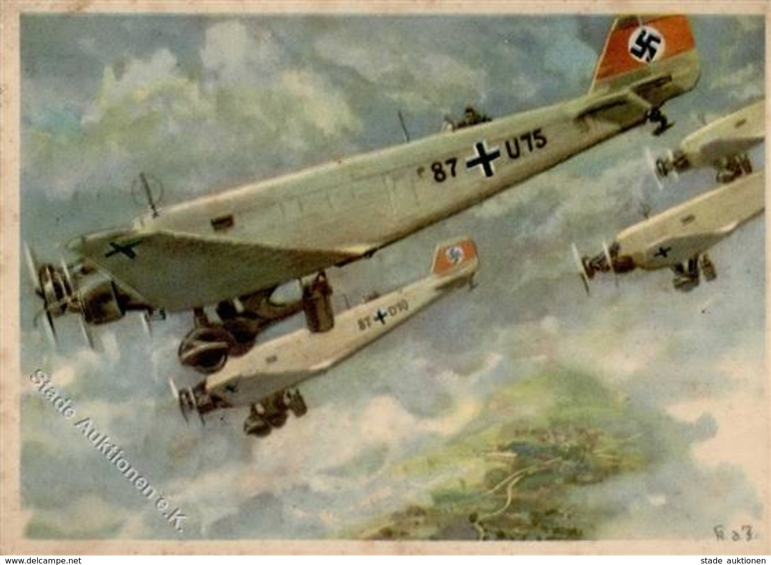 MILITÄR WK II - Die Deutsche Wehrmacht Nr. 7 KAMPFFLIEGER -etwas Fleckig- I-II - Guerra 1939-45