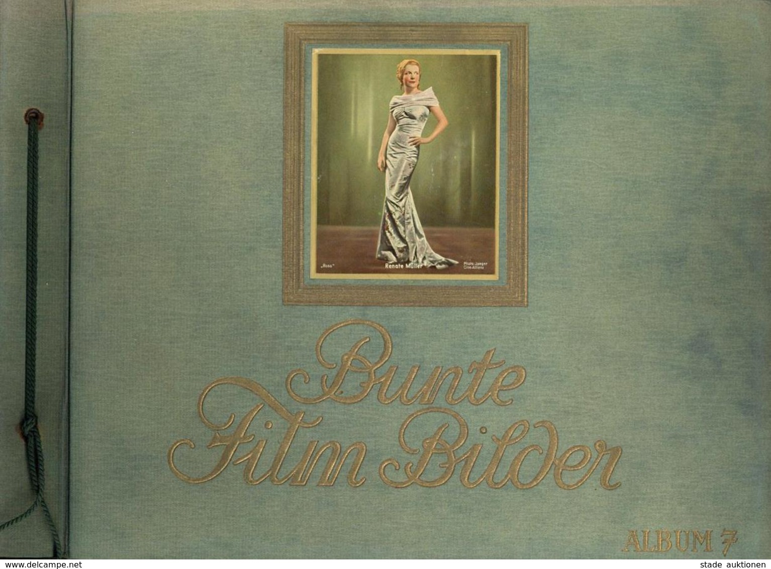 Sammelbild-Album Bunte Film Bilder Album 7  O. Verlagsangabe Leinenbezogener Einband Kompl. II (Kanten Leicht Bestoßen) - Weltkrieg 1939-45
