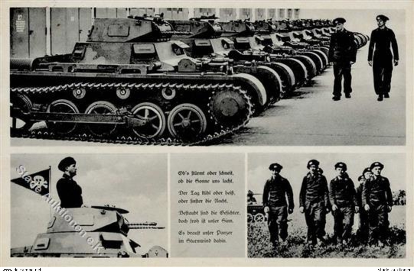 WK II MILITÄR - PANZER - Gruß Vom Panzer-Regiment I Réservoir - Oorlog 1939-45