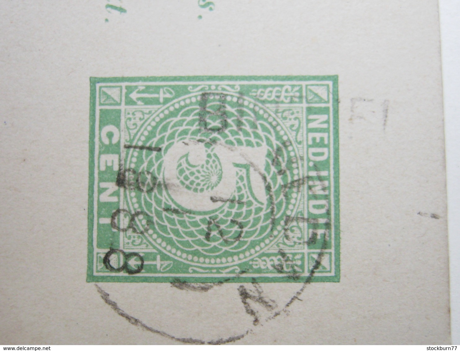 1888 ,   BINAJEN , Briefkaart - Niederländisch-Indien