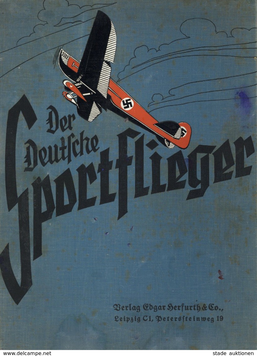 BUCH WK II - Der DEUTSCHE SPORTFLIEGER - Sammelmappe Mit 15 Versch. Illustrierten DINA4-Heften Aus 1935-1937 Mit Vielen - Weltkrieg 1939-45