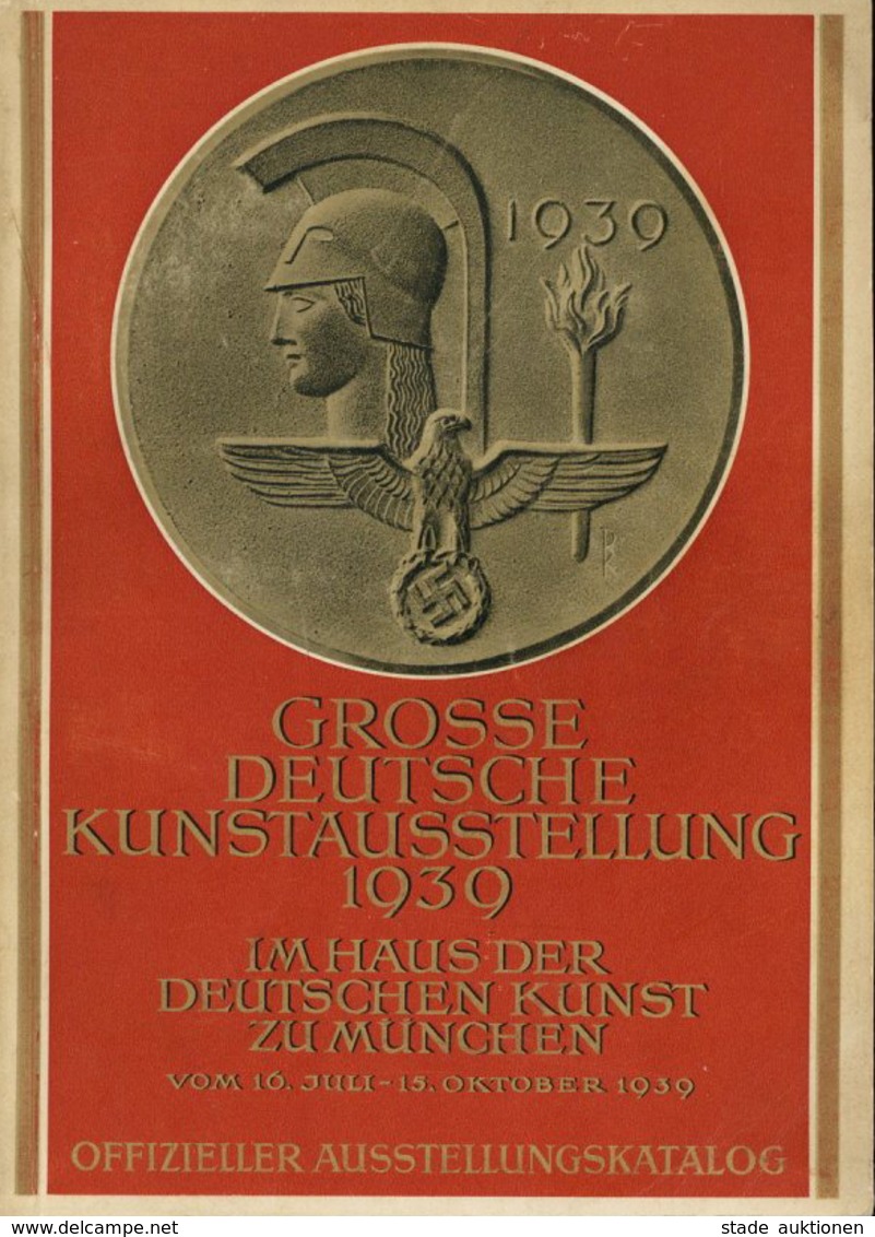 Buch WK II HDK Grosse Deutsche Kunstausstellung 1939 Haus Der Deutschen Kunst Zu München Knorr & Hirth Verlag 95 Seiten - Weltkrieg 1939-45