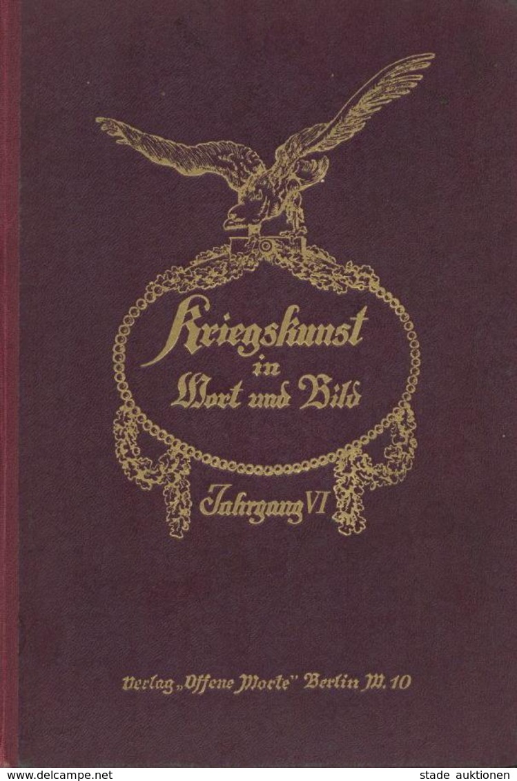 Buch WK II Kriegskunst In Wort Und Bild 12 Hefte 1929/30 In Sammelmappe Verlag Offene Worte Viel Abbildungen R! II - Weltkrieg 1939-45