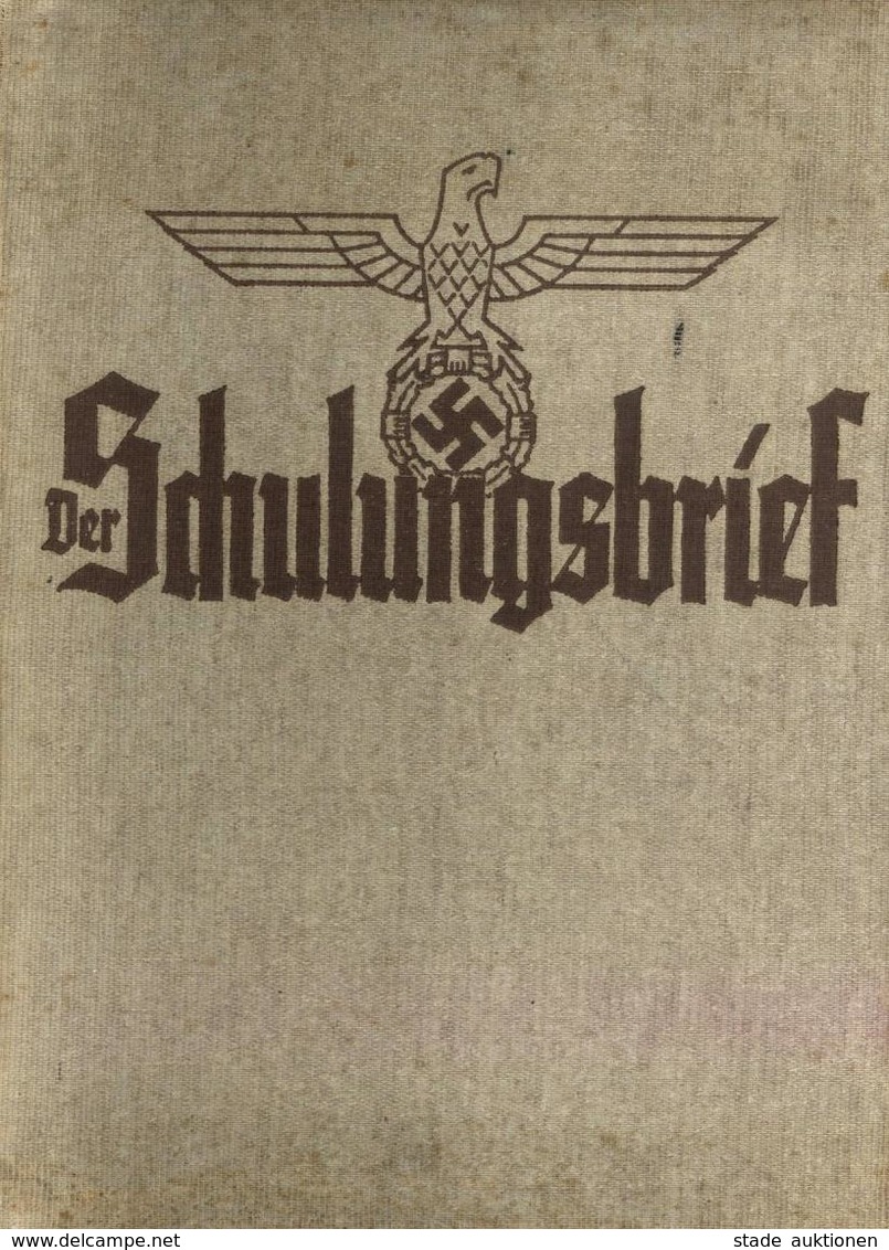 Buch WK II Zeitschrift Der Schulungsbrief II. Jahrgang 1. - 12 Im Sammelordner Hrsg. Reichsschulungsleiter Dr. Max Fraue - Weltkrieg 1939-45