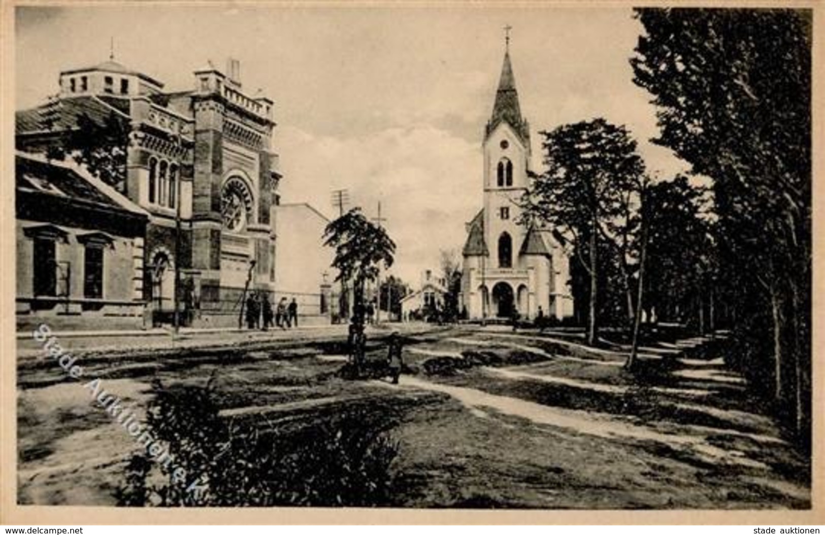 Synagoge BAD PISTYAN,Slovakei - Mit Synagoge I-II Synagogue - Judaisme