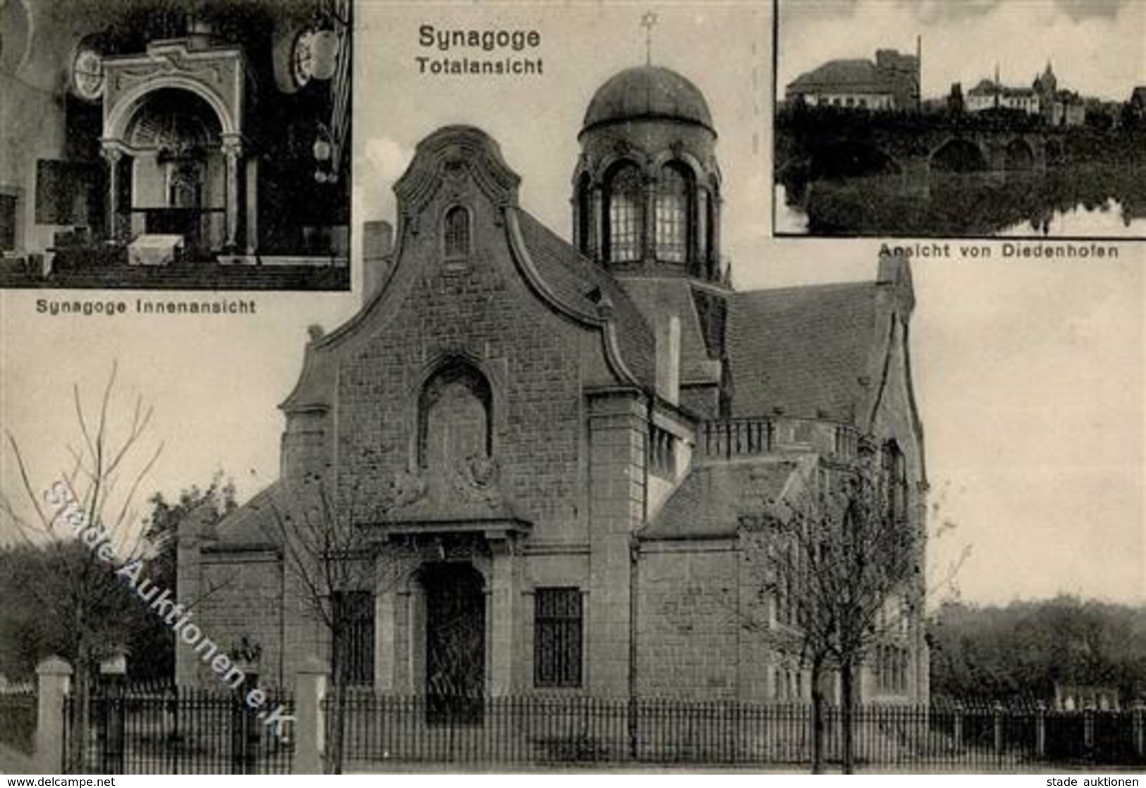 Synagoge Beauregard (57100) Frankreich Diedenhofen 1915 I-II Synagogue - Judaisme