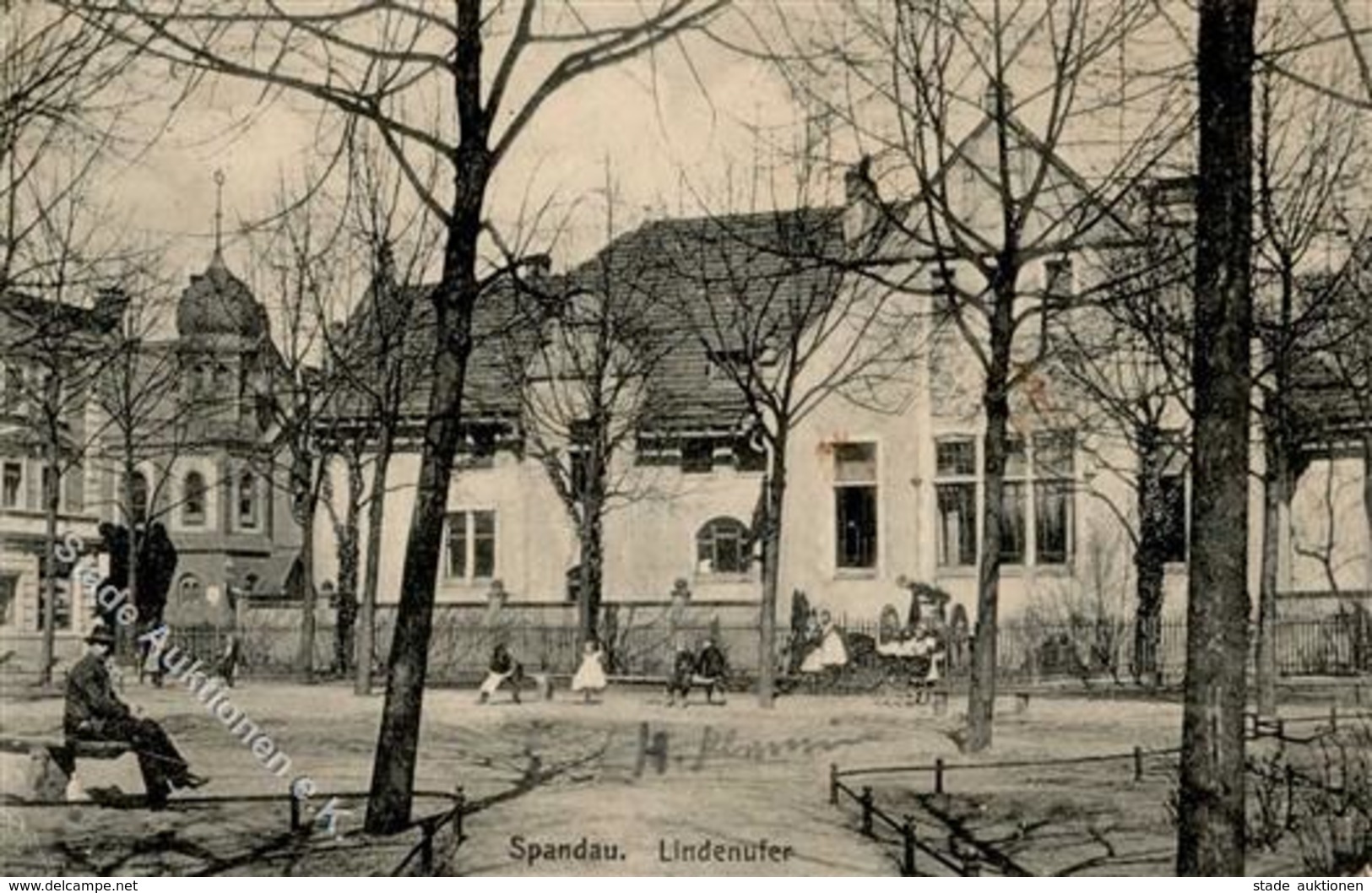 Synagoge BERLIN-SPANDAU - Lindenufer Mit Synagoge I-II Synagogue - Judaika