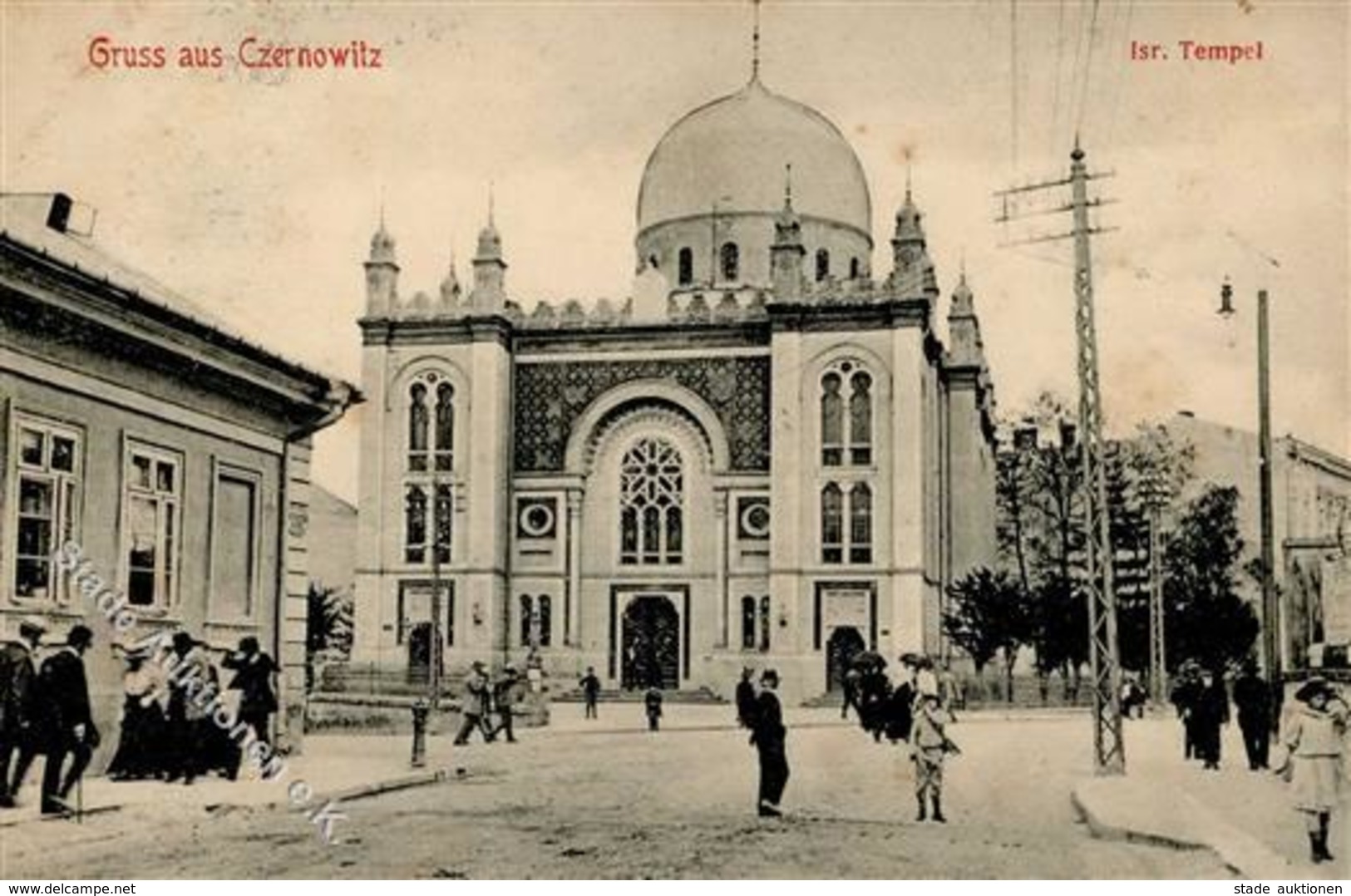 Synagoge CZERNOWITZ - Isr. Tempel I-II Synagogue - Judaika
