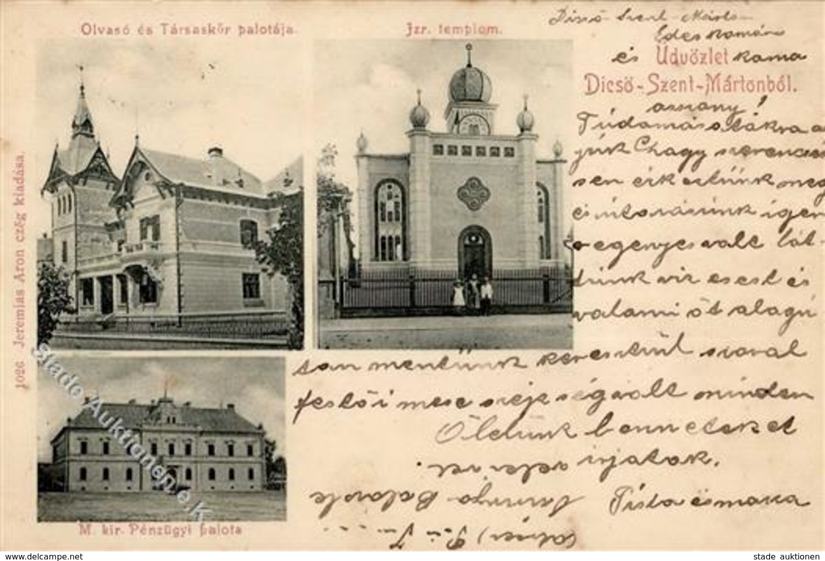 Synagoge DIESO-SZENT-MARTONBOL,Rumänien - I-II Synagogue - Jewish
