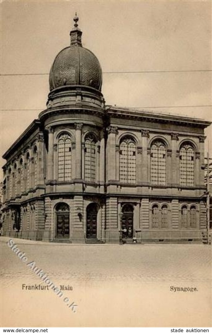 Synagoge FRANKFURT/Main - I-II Synagogue - Judaisme