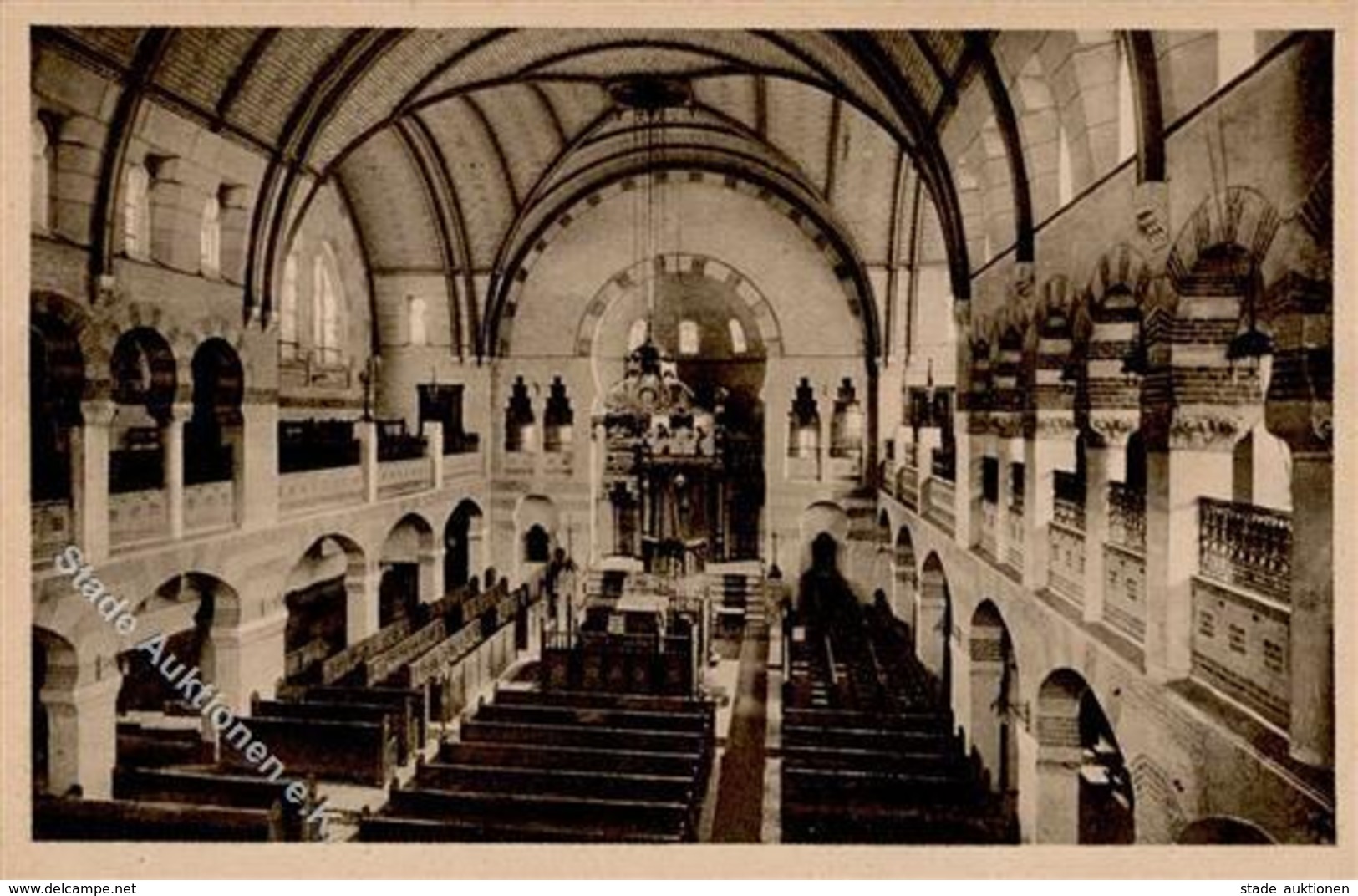 Synagoge Groningen (9711) Niederlande Innenansicht I-II Synagogue - Jewish