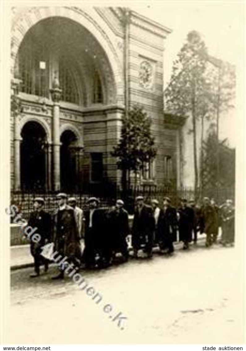 Synagoge Polen/Russland Davor Gefangene Juden Foto 8,5 X 6 Cm I-II Synagogue - Judaika