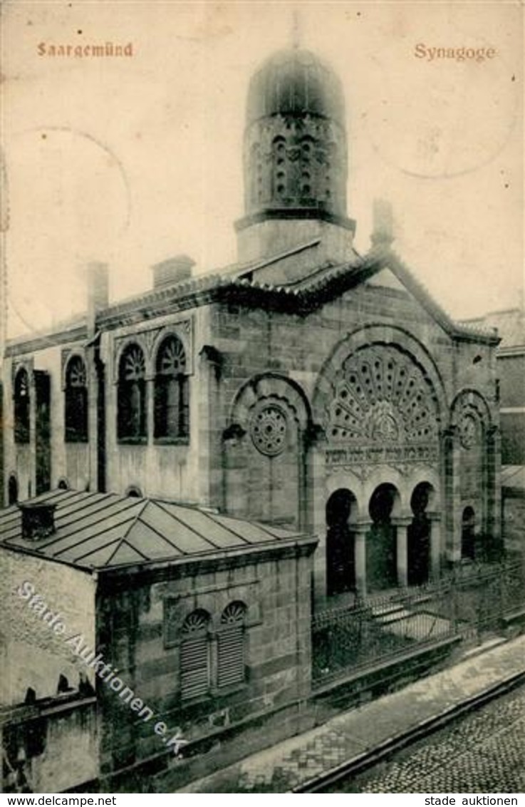 Synagoge SAARGEMÜND - I-II Synagogue - Judaika