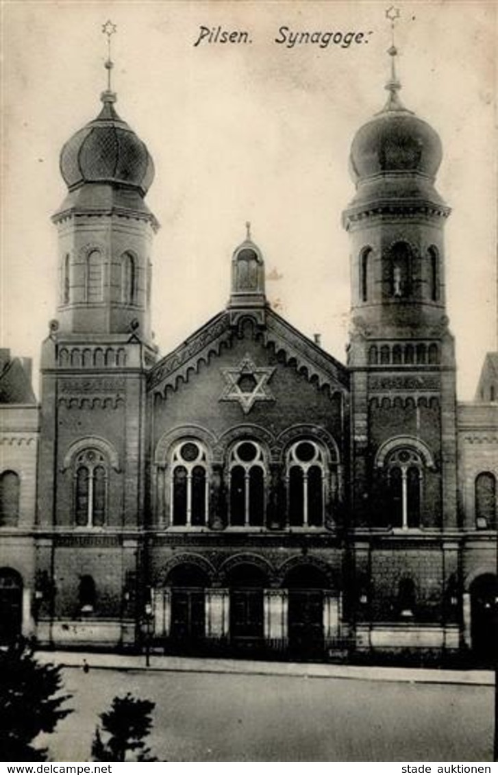 SynagogePILSEN - Marke Entfernt I-II - Jewish