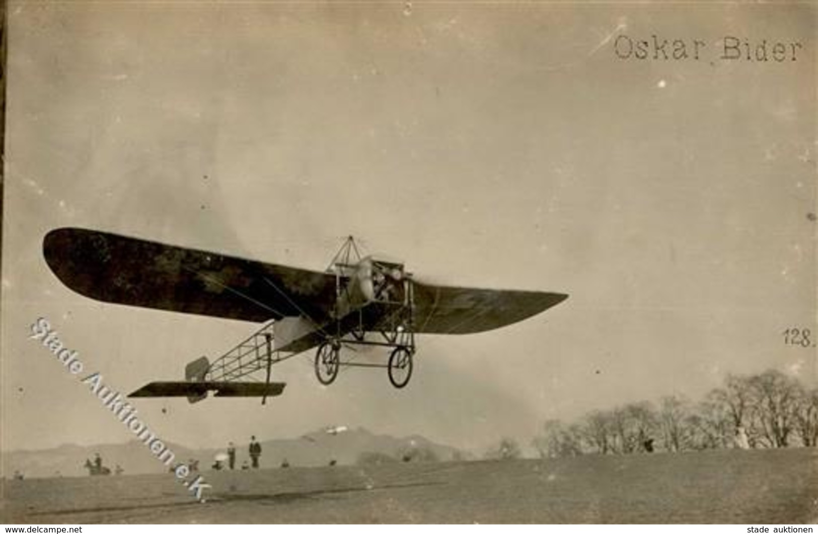 Flugzeug Vor 1945 Bern (3000) Schweiz Binder, Oskar Foto AK 1913 I-II (Reißnagelloch) Aviation - Sonstige & Ohne Zuordnung