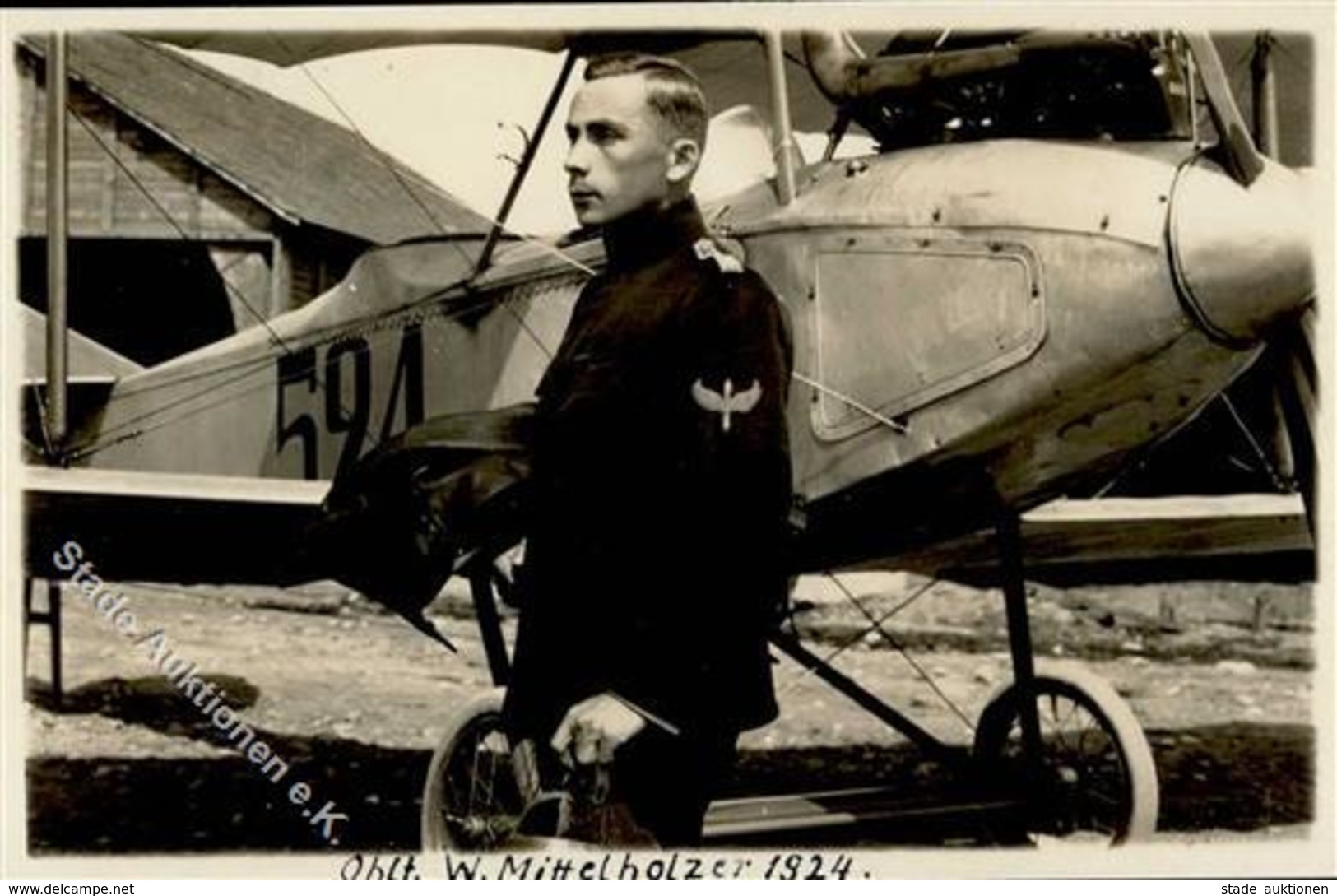 Flugzeug Vor 1945 Mittelholzer, W. Flugtag Grenchen Foto AK I-II Aviation - Autres & Non Classés