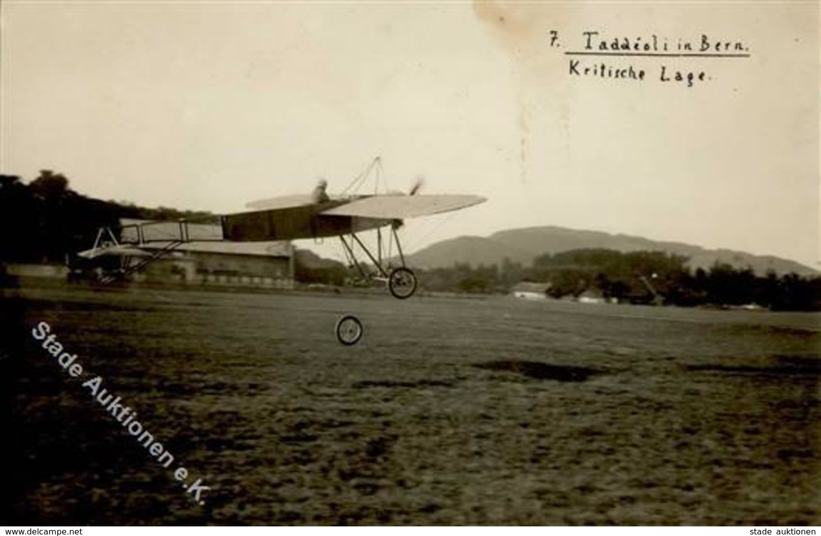 Flugzeug Vor 1945 Taddeoli Flugwoche Bern Foto AK I-II Aviation - Autres & Non Classés