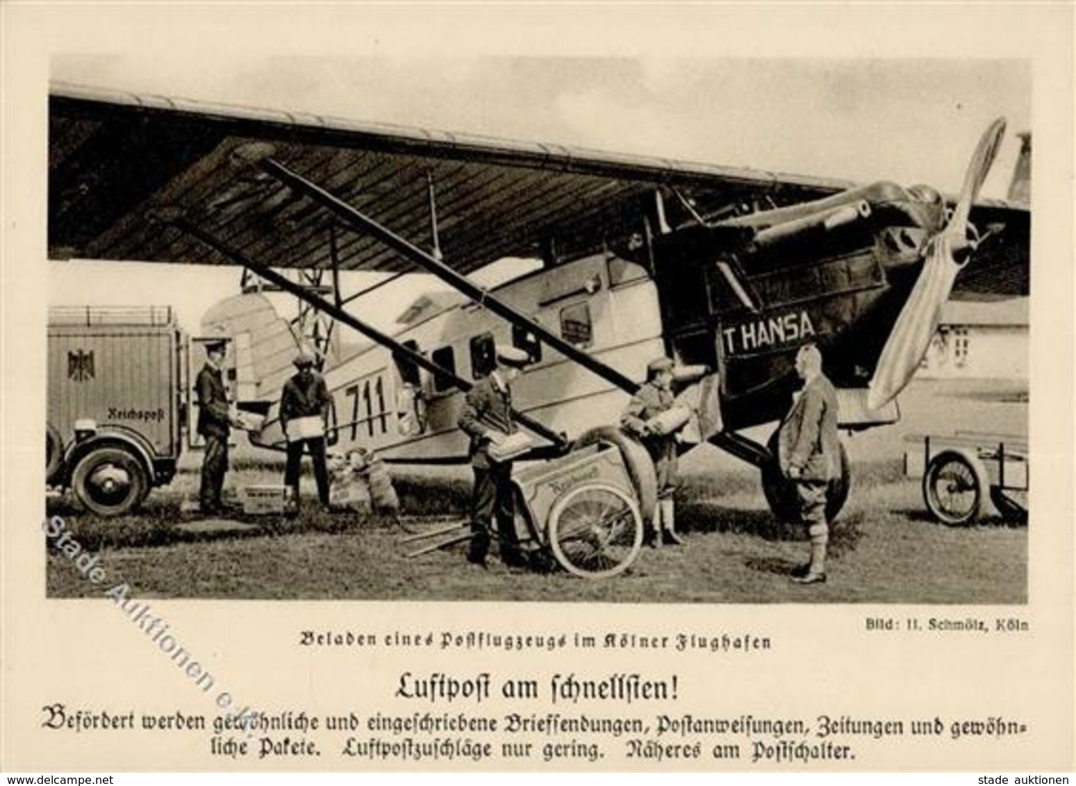 Lufthansa Postflugzeug I-II - Other & Unclassified