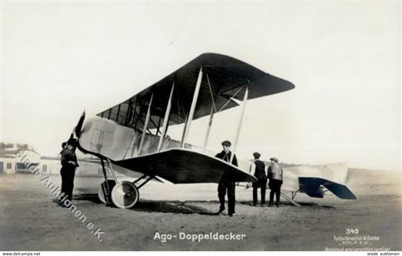 SANKE 345 - Ago-Doppeldecker I - War 1914-18