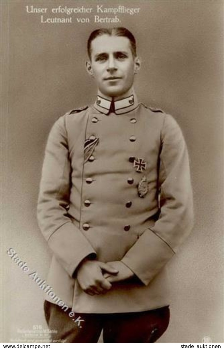 SANKE Pilot - Nr. 516 Leutnant Von BERTRAB I - Weltkrieg 1914-18