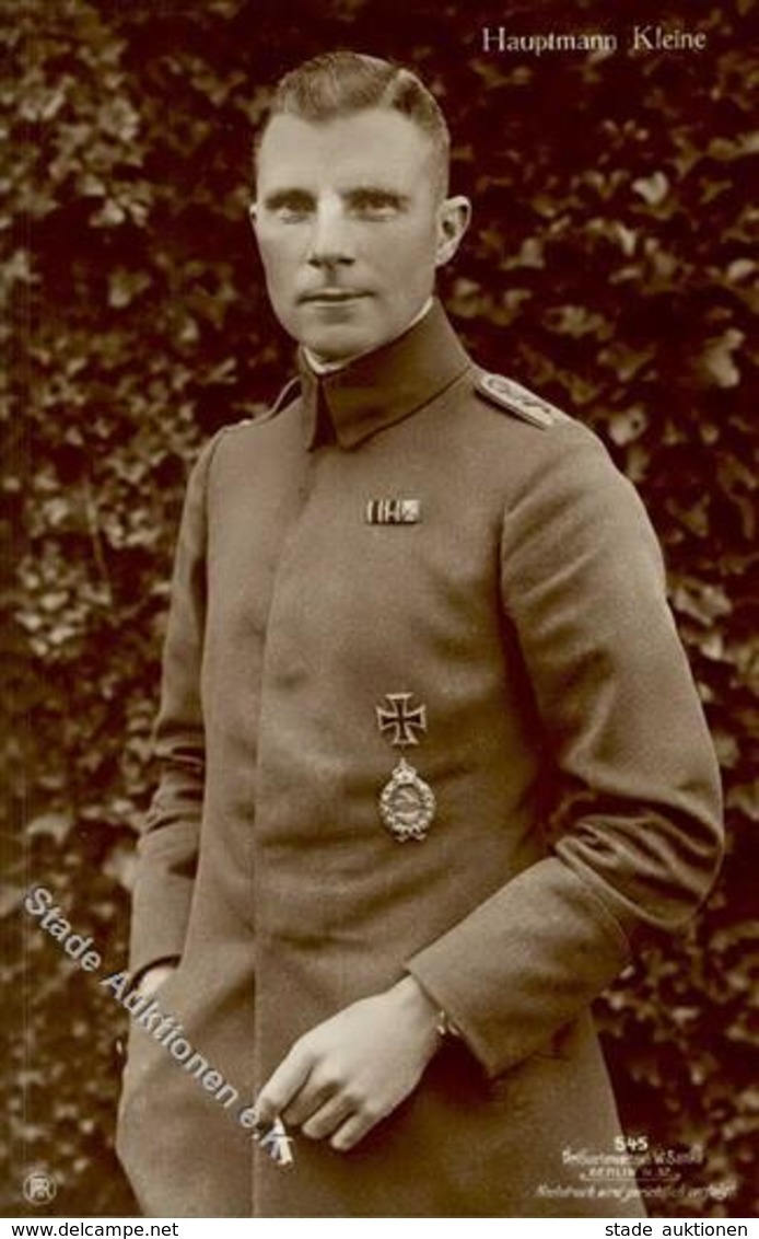 SANKE Pilot - Nr. 545 KLEINE,Hauptmann I-II - War 1914-18