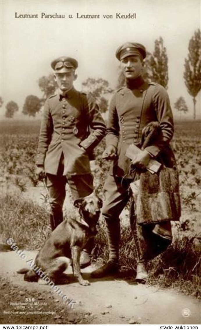 SANKE Pilot - Nr. 556 PARSCHAU,Leutnant U. Leutnant Von KEUDELL I - Guerre 1914-18