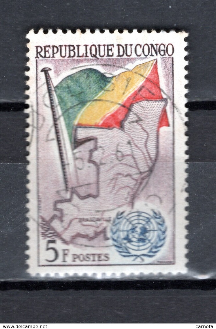 CONGO   N° 139  OBLITERE  COTE  0.20€  NATIONS UNIES - Usati