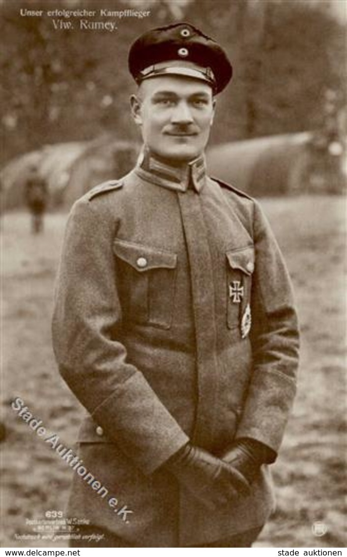 Sanke, Pilot Nr. 639 Rumey Vizefeldwebel Foto AK I - War 1914-18