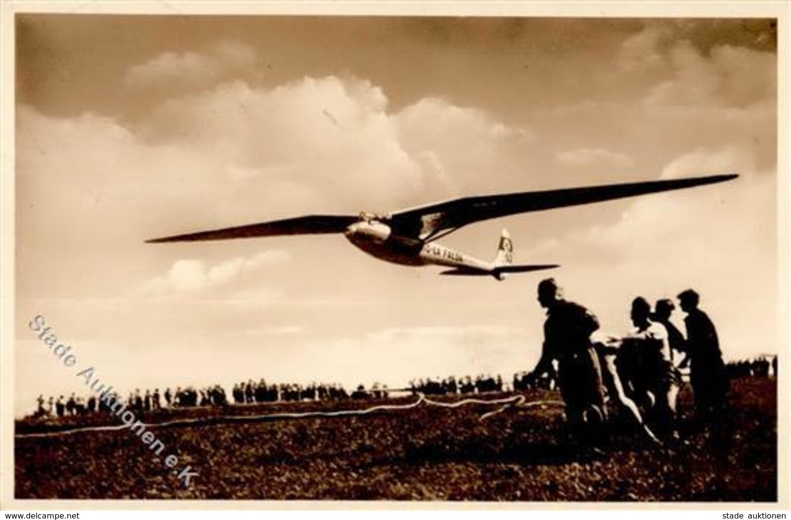 FLIEGERLAGER WASSERKUPPE,Rhön - Peter Riedel Auf D-La Falda I - War 1914-18