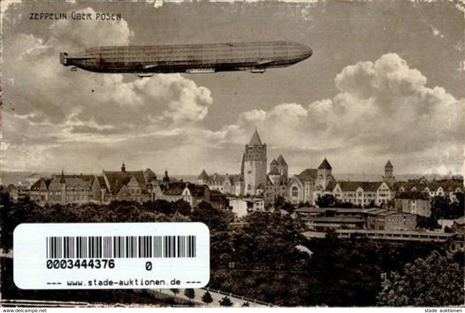 Zeppelin Posen Festungs Luftschiffertrupp Nr. 5  1914 I-II Dirigeable - Zeppeline