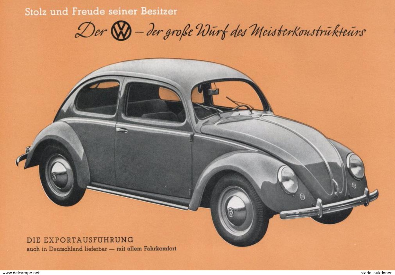 Auto VW Käfer Broschüre I-II - Other & Unclassified