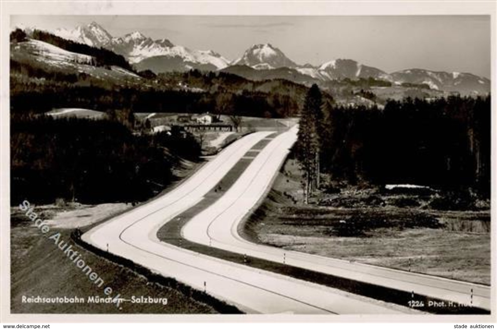 REICHSAUTOBAHN - Reichsautobahn MÜNCHEN-SALZBURG I - Other & Unclassified