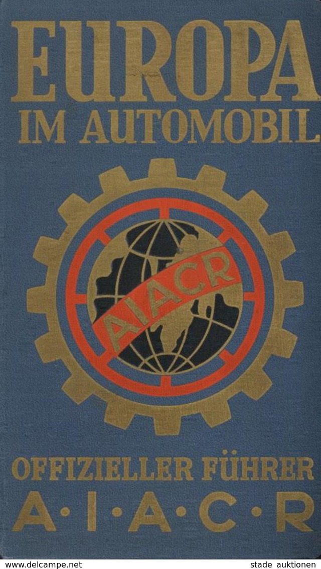 Auto Buch Europa Im Automobil Off. Führer A.I.A.C.R. 1939 II - Other & Unclassified