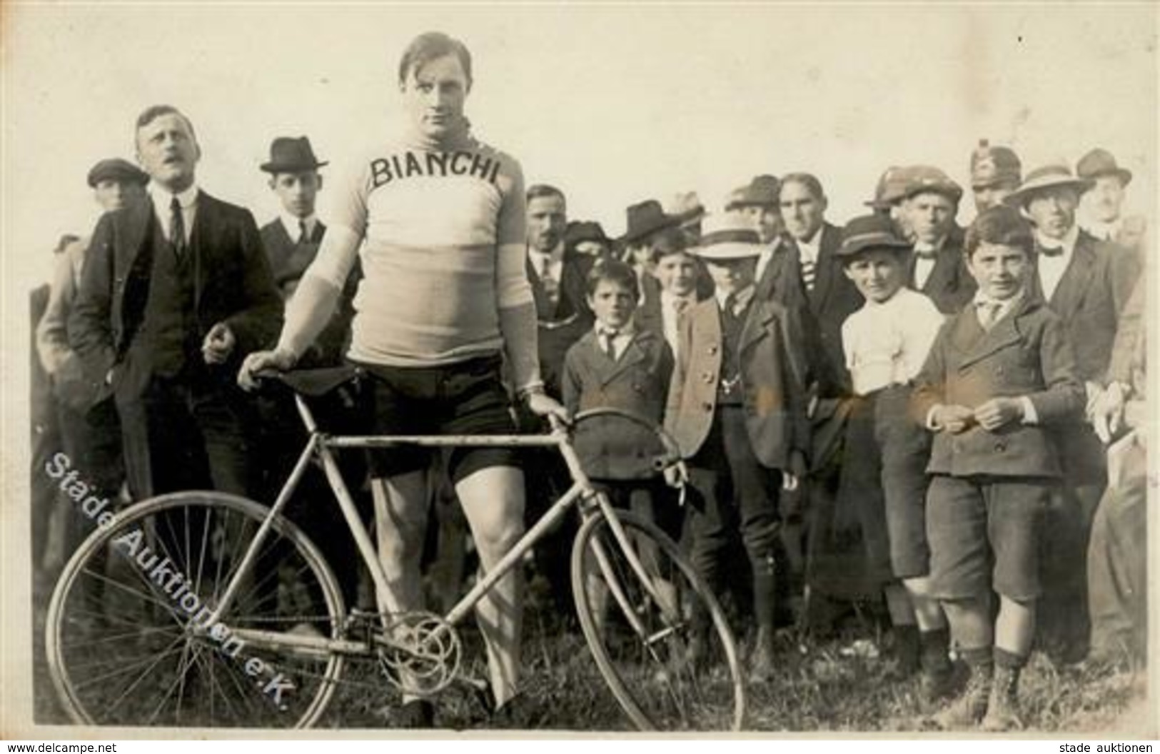 Radrennen Ernst Kaufmann Fahrrad Foto AK I- Cycles - Treni